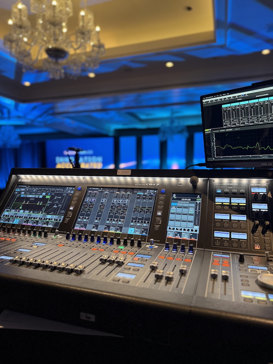 Audio Console at Show