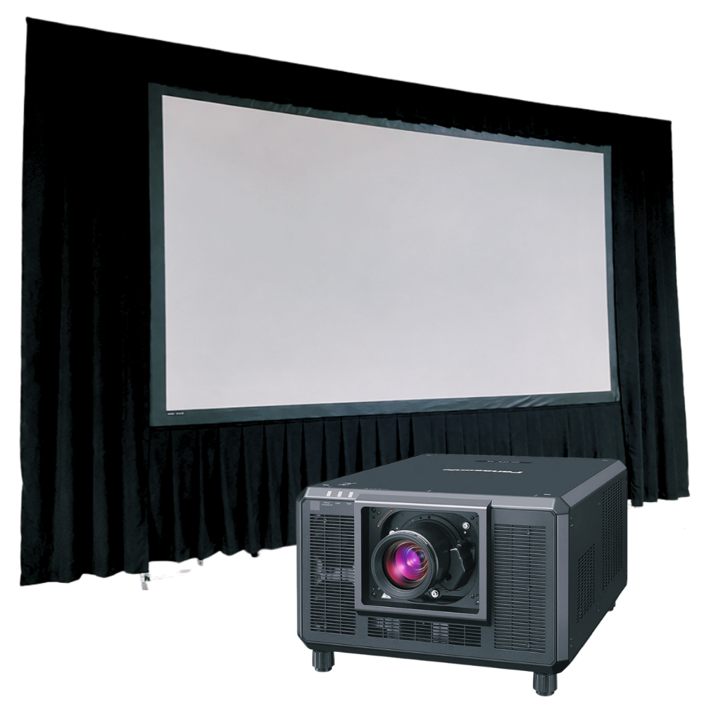 Panasonic Projector and Screen